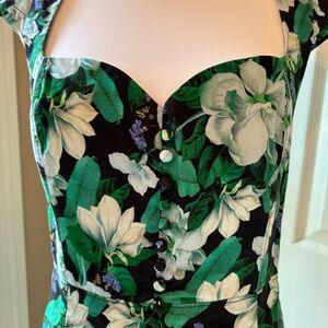 NWT Anthropologie Wiggle dress MP floral with stretch